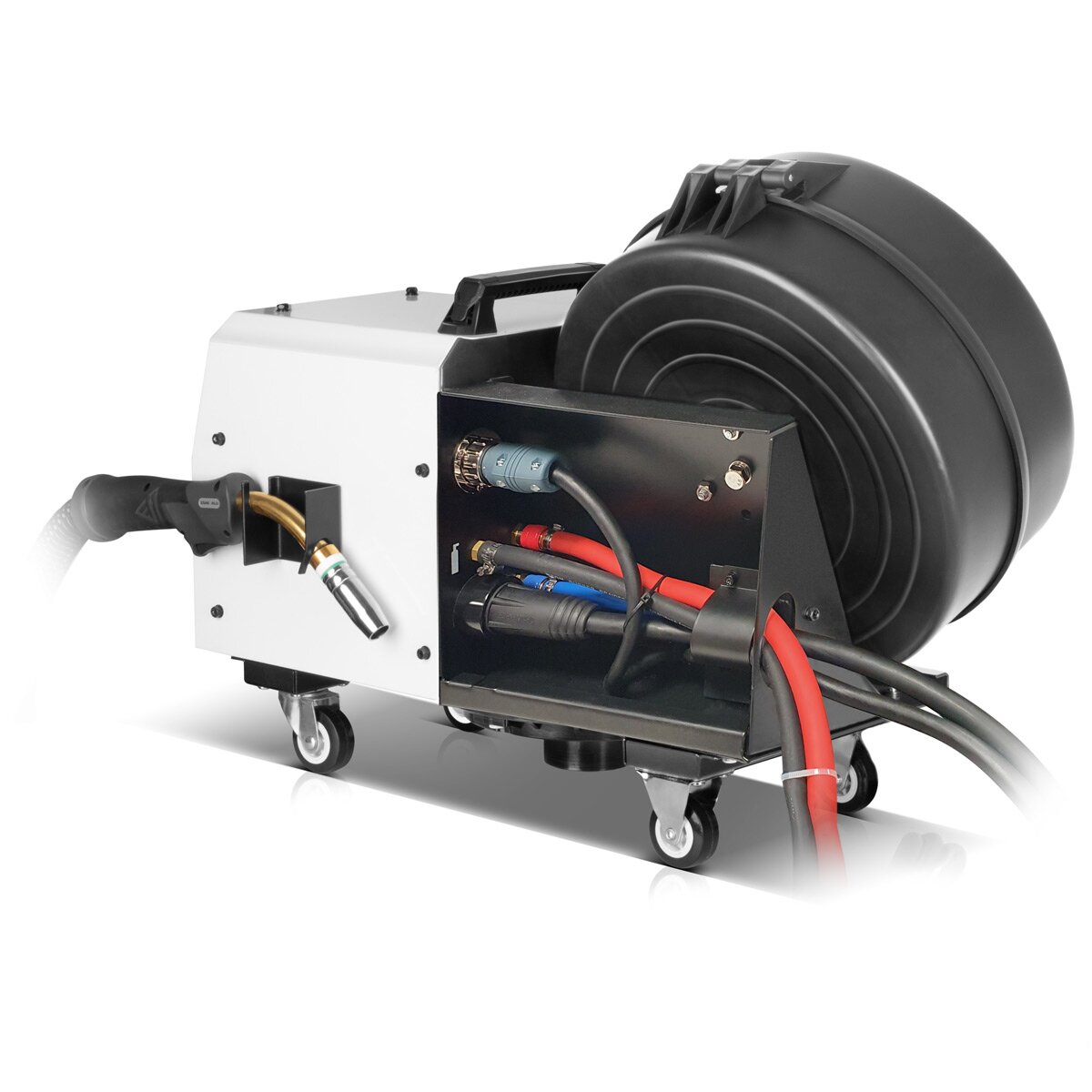 STAHLWERK Schweißgerät MIG MAG 400 Pro Vollsynergischer, wassergekühlter IGBT Inverter mit 400 A und Puls-Funktion 3-in-1 Kombi-Schweißanlage MIG MAG | MMA | Lift-TIG