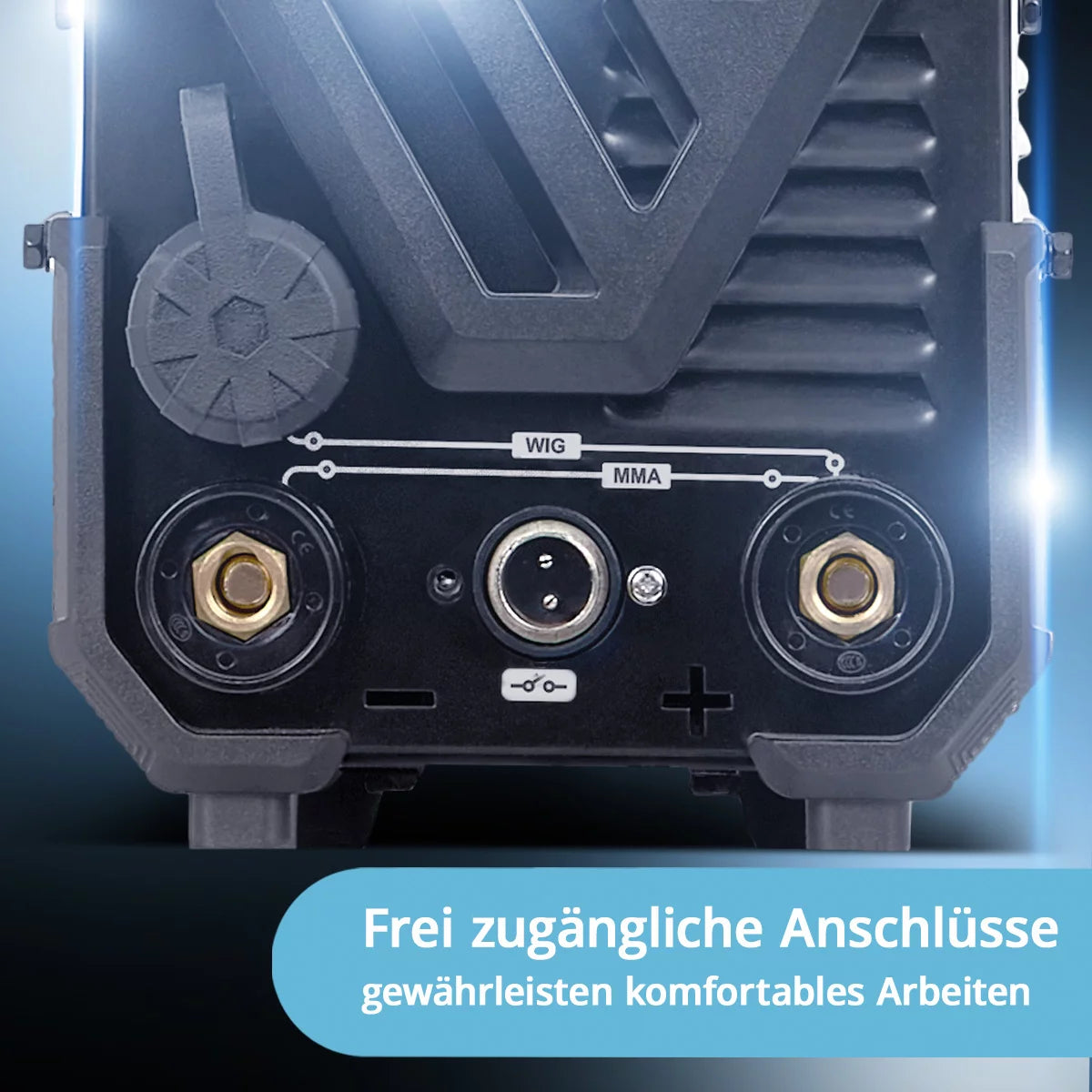 STAHLWERK DC TIG 200 ST | Soudeuse combinée 2 en 1 | TIG-MMA | 200 ampères | Allumage HF, hot start, anti-stick | Pour acier, inox, cuivre, laiton | Ne convient pas à l'aluminium
