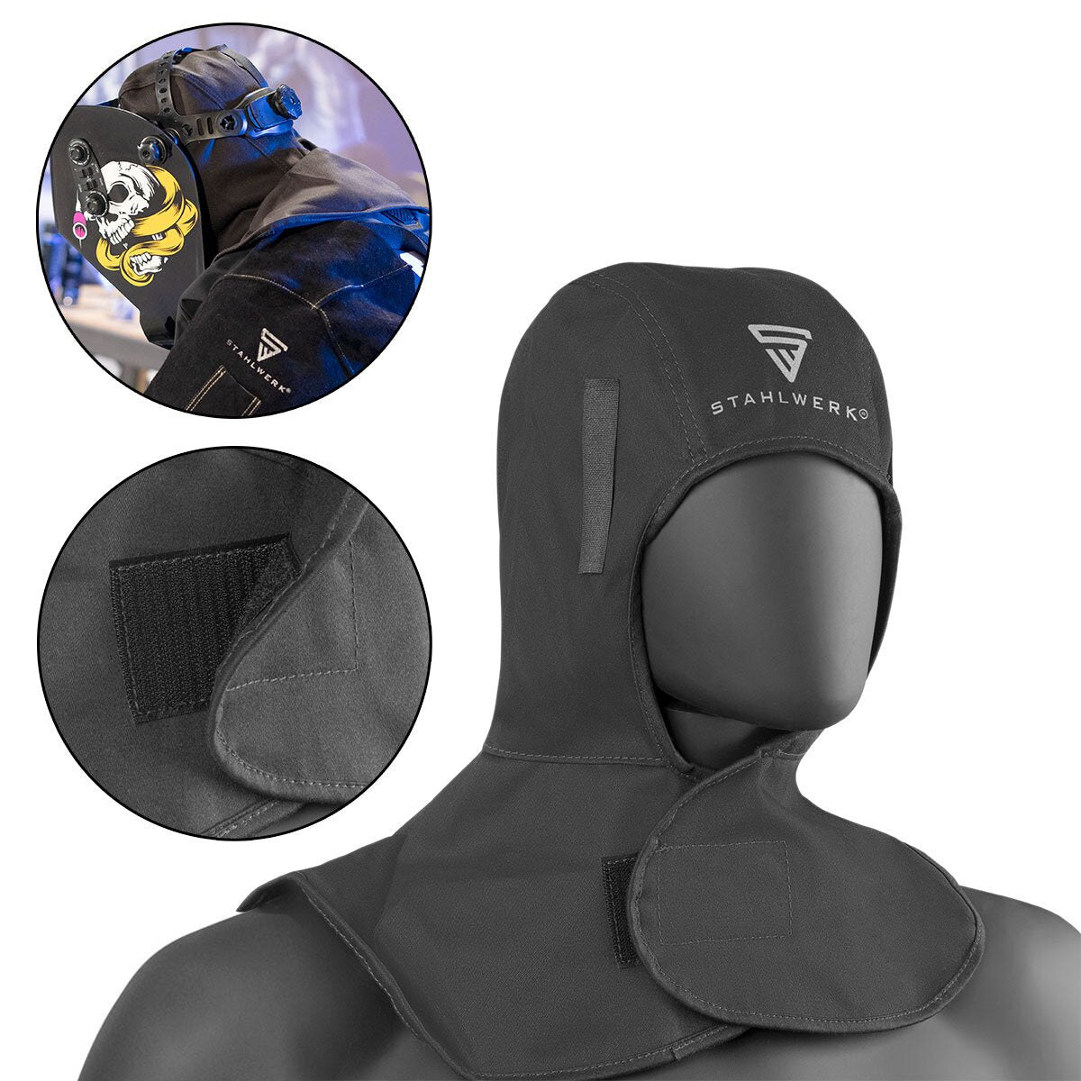 Hotte de soudage en acier | Chapeau de soudage | Casque de soudage | Capeur de soudage | Masque soudeur | Vêtements de protection de soudage inhibiteurs pour le soudage et la coupe du plasma