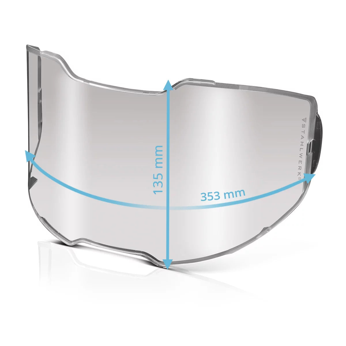 STAHLWERK welding helmet replacement lenses set of 6 replacement lenses inside and outside Welding protection glass | Visor lens | Protective glasses EN ISO 16321 for fully automatic welding helmet SPLIT