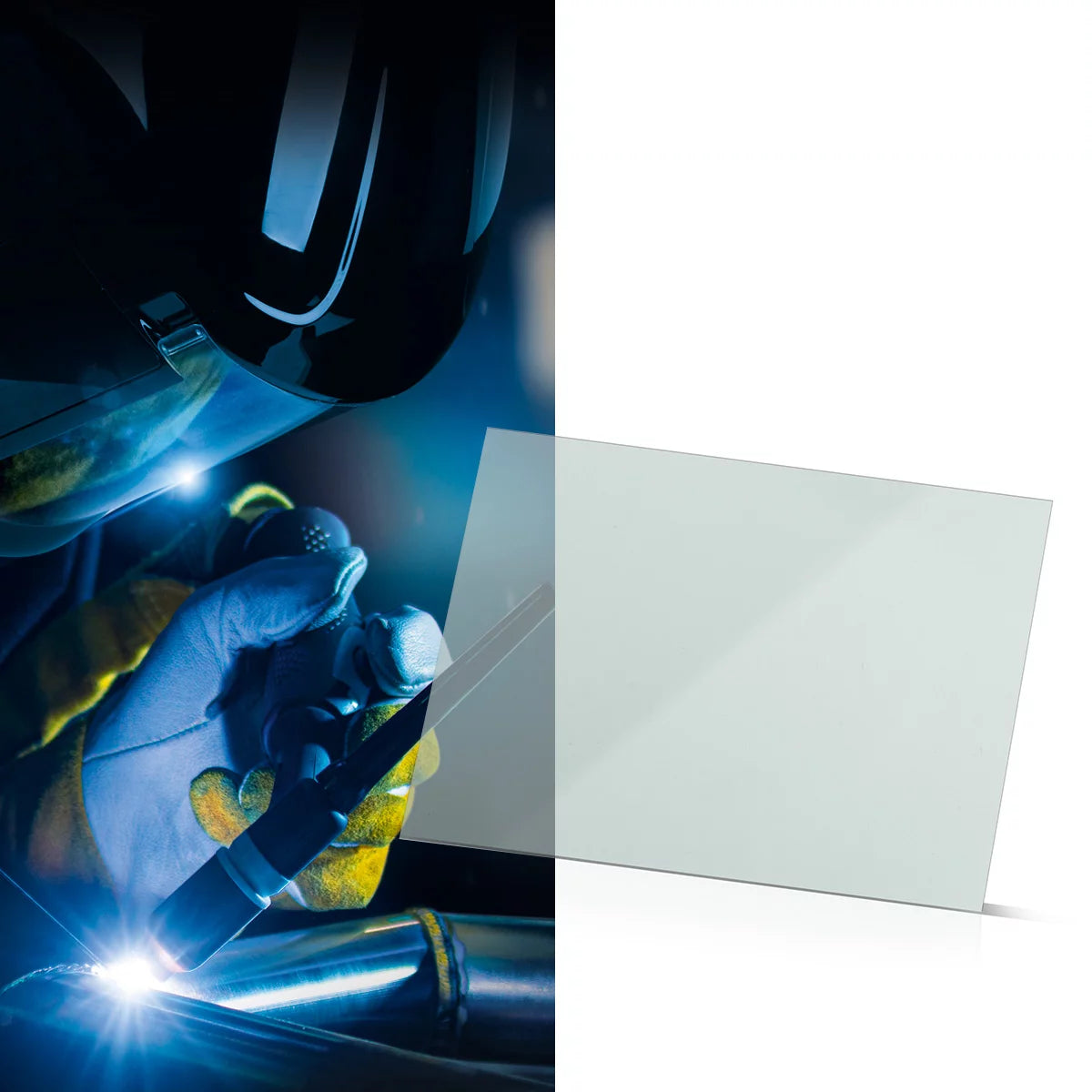 STAHLWERK welding helmet replacement lenses set of 6 replacement lenses inside and outside Welding protection glass | Visor lens | Protective glasses EN ISO 16321 for fully automatic welding helmet RAPTOR