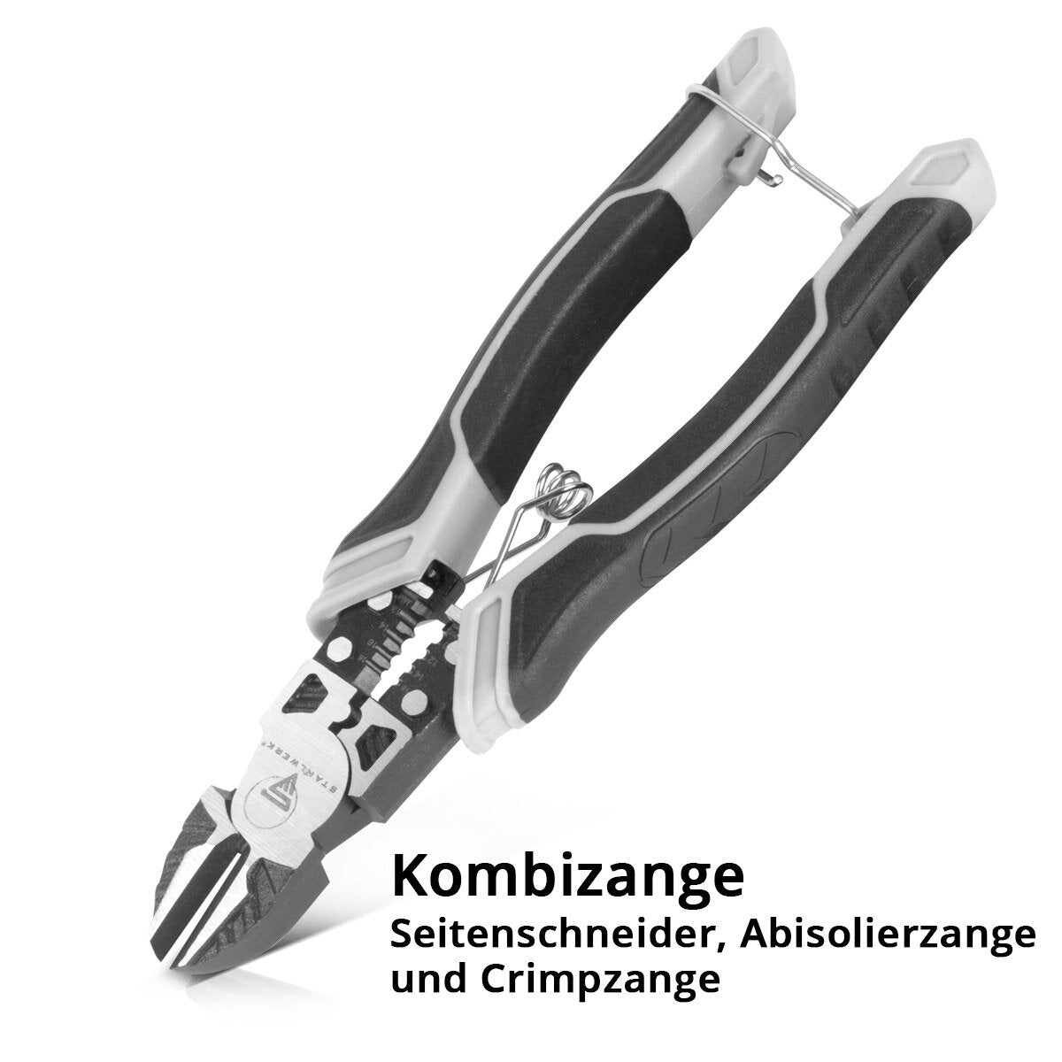 Steelwork side cutter | Combic | Multifunctional tongs | ABISOLIERLAND | Crimpzange made of high-quality chrome vanadium