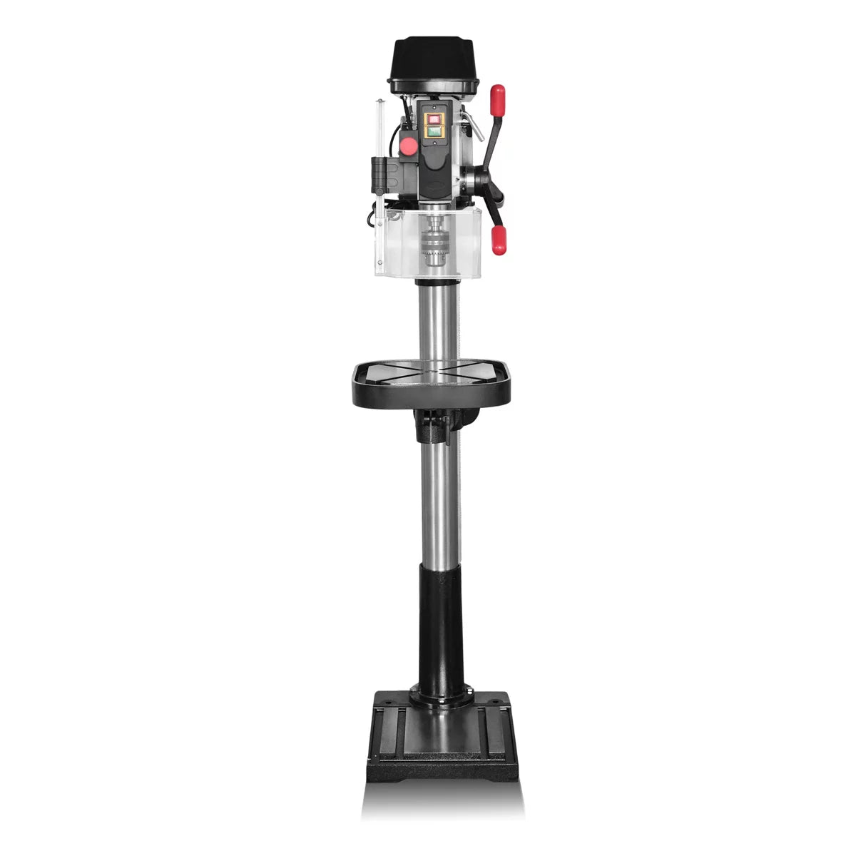 Perceuse à colonne STAHLWERK BD-1500 ST | Perceuse à colonne puissante 1500 watts pour les bricoleurs et la construction métallique | Diamètre de perçage Ø 20 mm | 150 - 2 450 tr/min | Table de perçage robuste et base en métal
