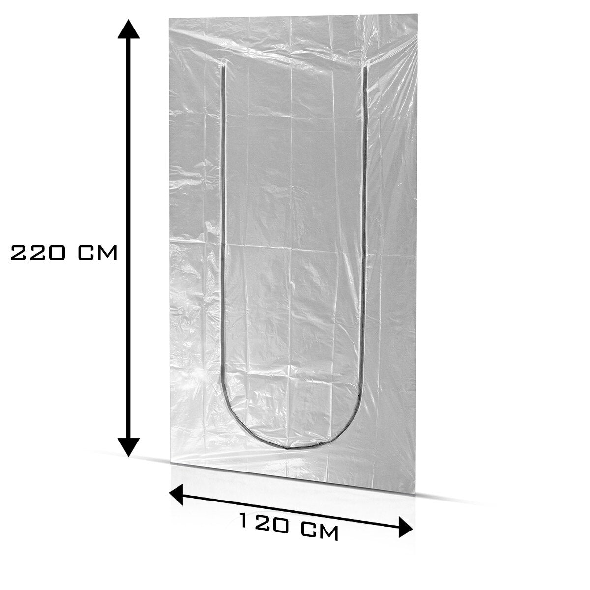 Stahlwerk Staub Protection Porte Porte de poussière en U / Verrouille de saleté / rideau de poussière avec une fermeture éclair intégrée