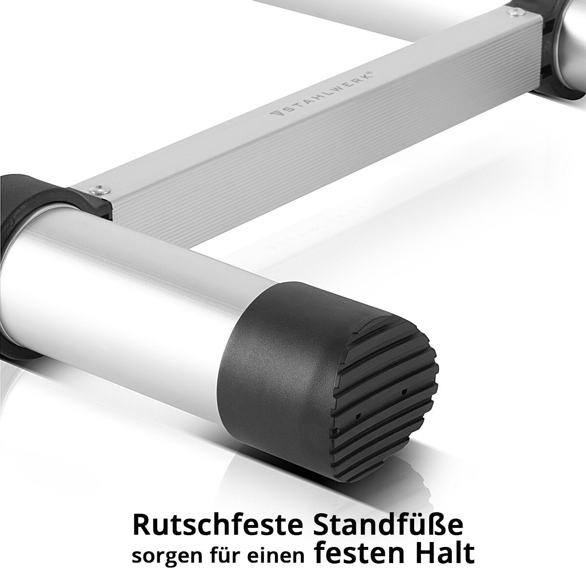 Stahlwerk Telescopic manager TL-260 ST with 150 kg load capacity and 2.60 m maximum length, pull-out aluminum conductor | Gesture manager | Sprout leaders with non-slip sprouts including a 7-year manufacturer's guarantee