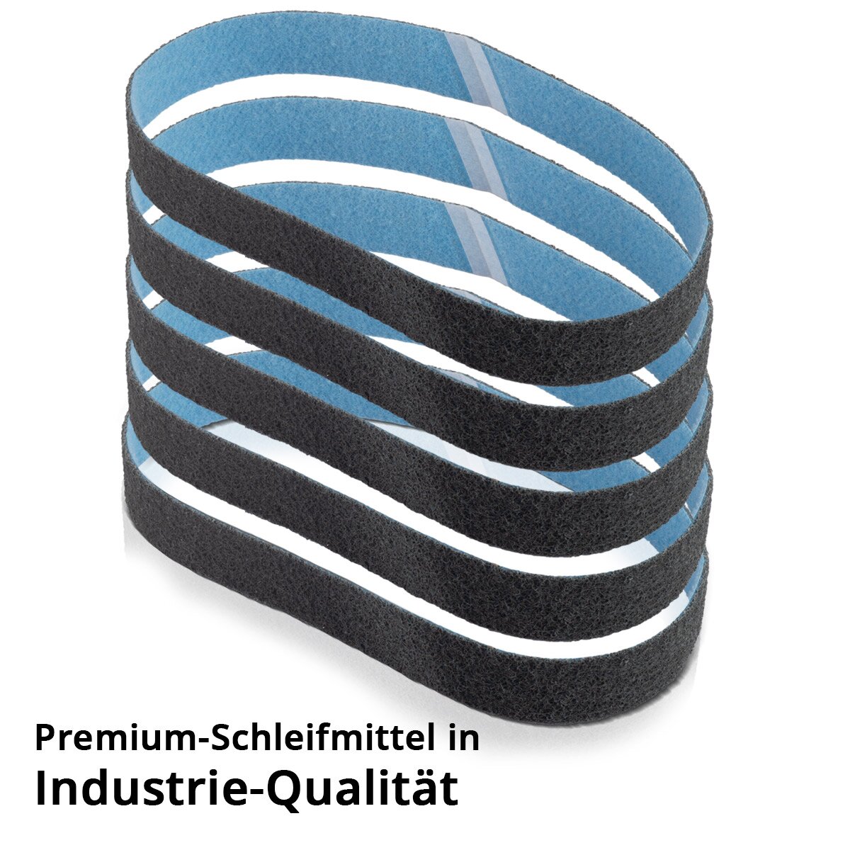 STAHLWERK Schleifvlies 5er Set feine Körnung 40 x 760 mm Schleifband | Vliesbänder | Poliervlies | Universal-Schleifbänder | Schleifmittel für Rohrbandschleifer, Bandschleifer und Schleifgeräte