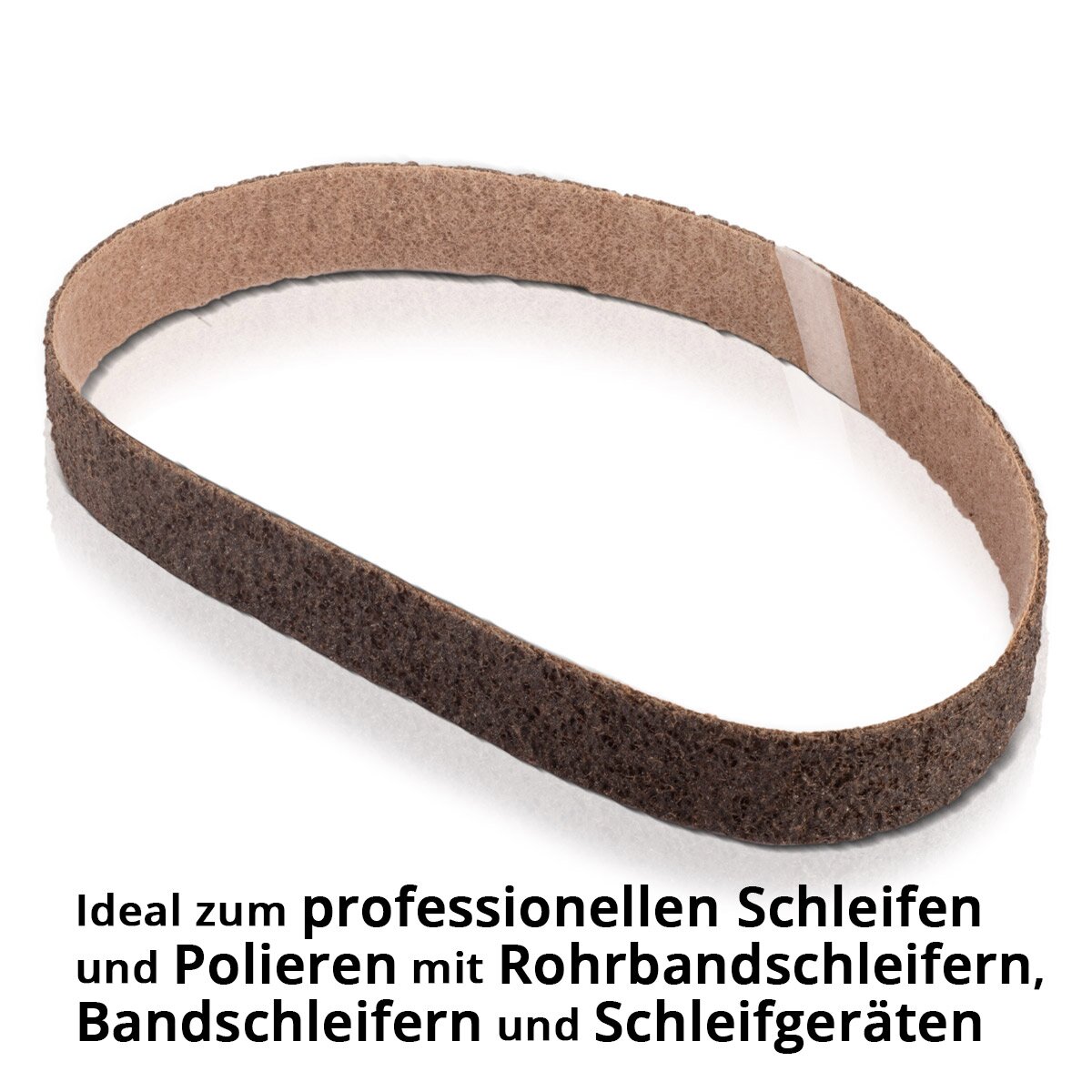 STAHLWERK SLEIF VELO GRAIN Rough 40 x 760 mm Cinta de molienda | Vlies Bands | Poliervlies | Bandas de molienda universal | Agente de molienda para muelle de cinta de tubería, molinillo de cinta y dispositivos de molienda