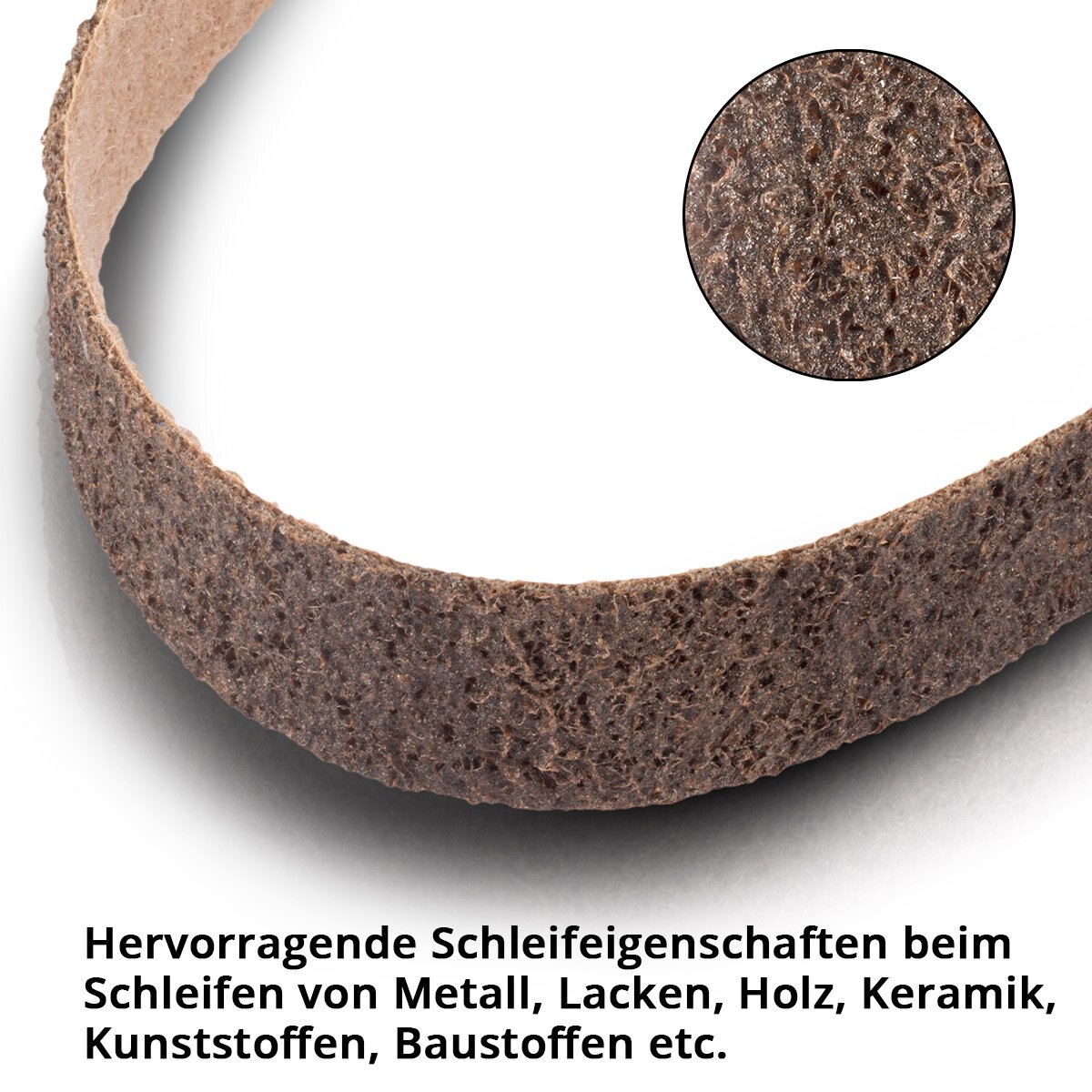 STAHLWERK Schleifvlies grobe Körnung 40 x 760 mm Schleifband | Vliesbänder | Poliervlies | Universal-Schleifbänder | Schleifmittel für Rohrbandschleifer, Bandschleifer und Schleifgeräte