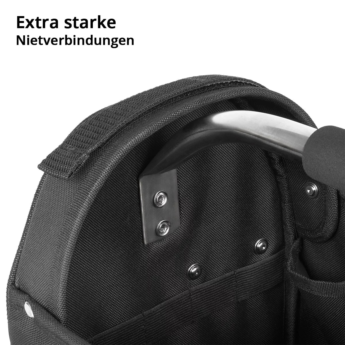 STAHLWERK tool bag | 11 outside and 10 inside pockets | Robust installer bag | Portable tool box | Assembly bag with carrying handle and shoulder strap | Durable polyester fabric