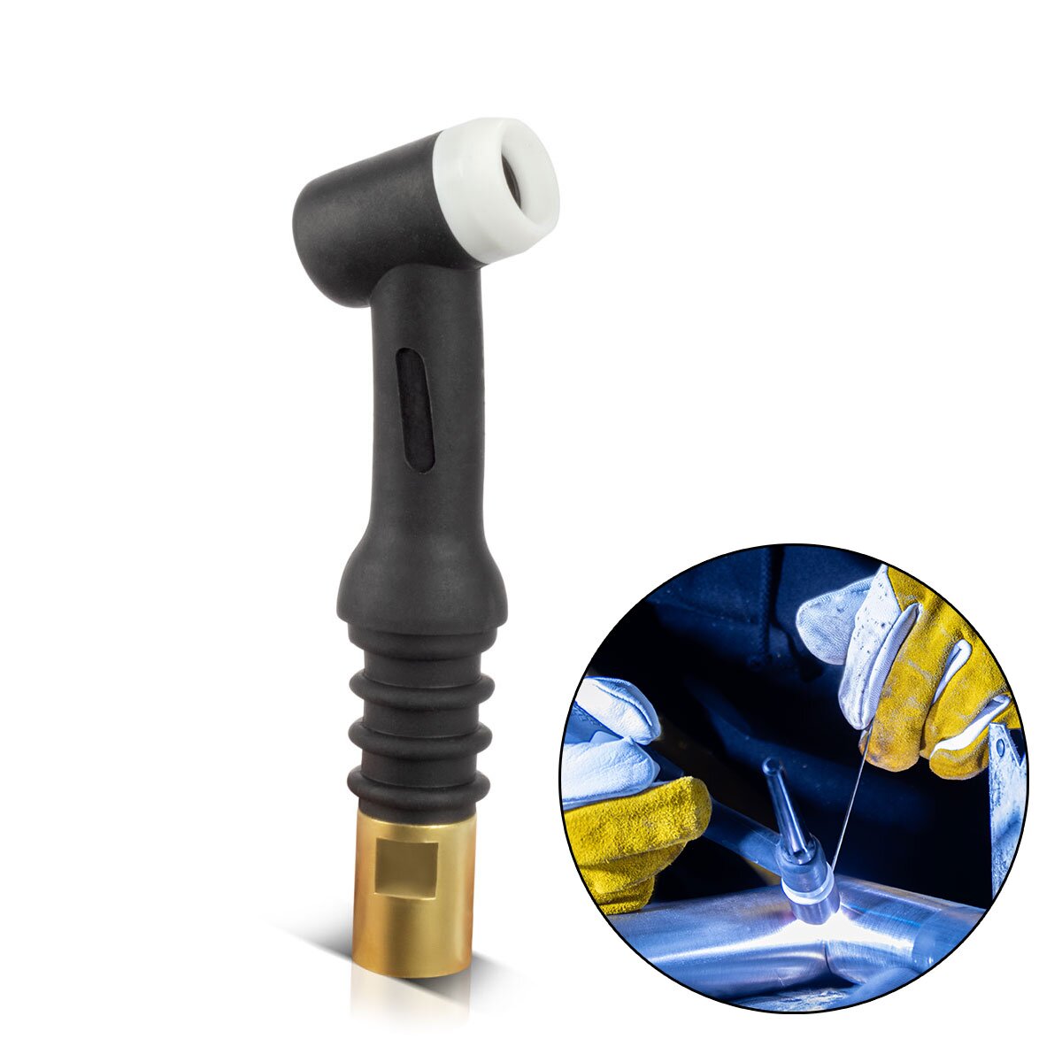 Stahlwerk WIG distiller head WP-26F with Flex head for WIG welding burner | Hose package | burner