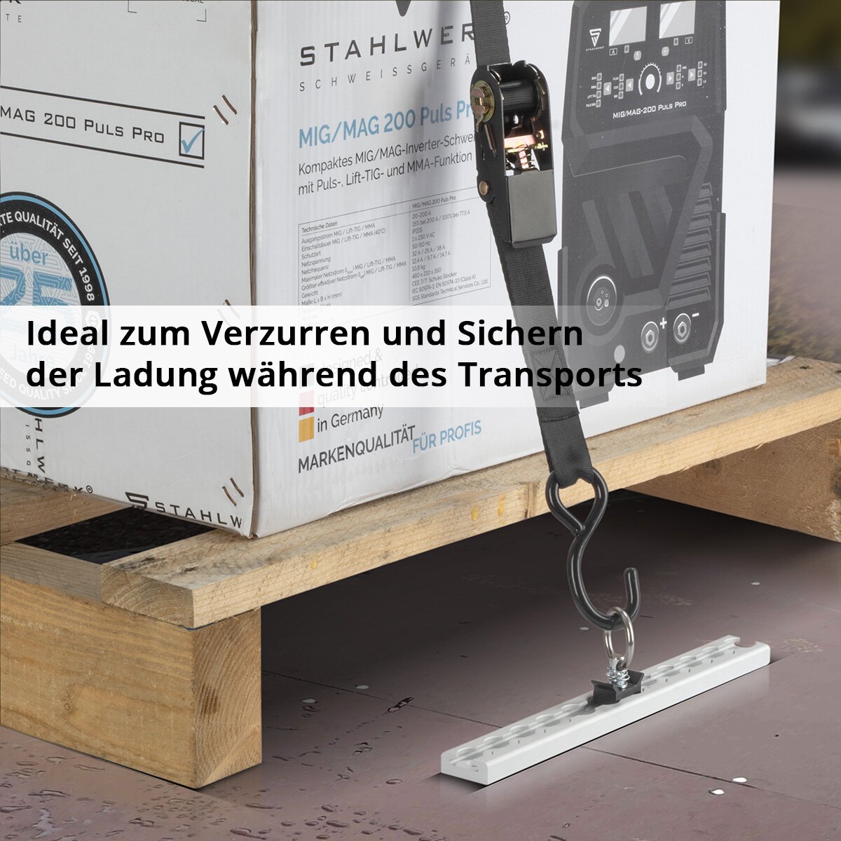 Steelwork Laschine 50 cm Rail des compagnies aériennes | Rail de fixation | Strip de fixation en aluminium avec des forages intégrés pour la sécurisation de charge pendant le transport
