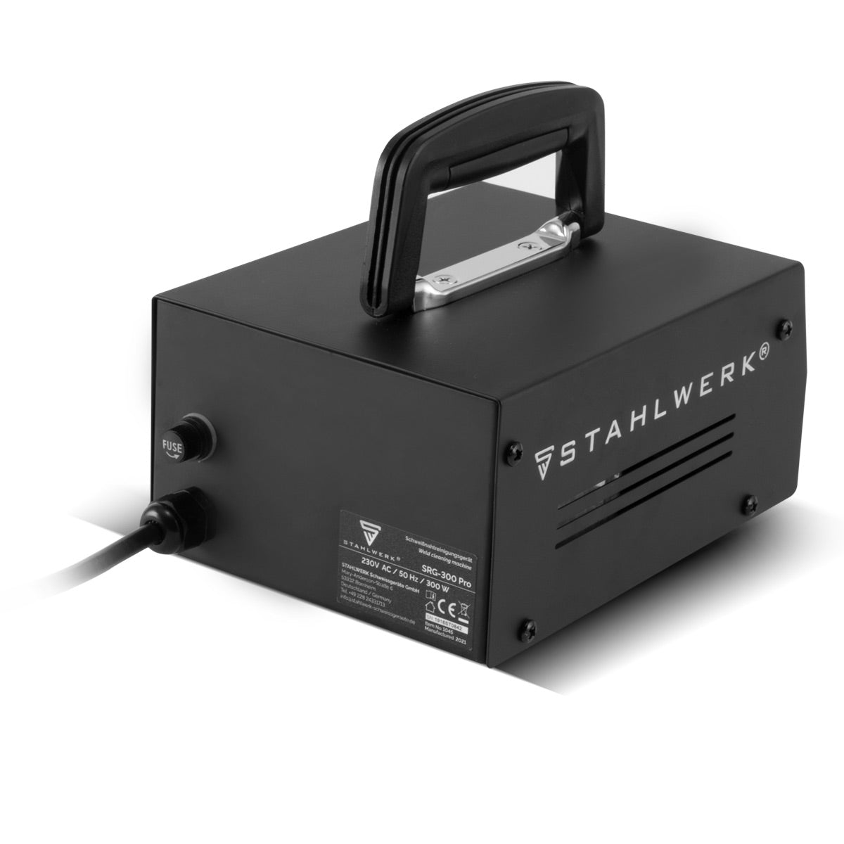 STAHLWERK SRG-300 Pro Schweißnaht-Reinigungsgerät, Passiviergerät und Beizgerät zur elektrolytischen Reinigung und Veredelung von Schweißnähten