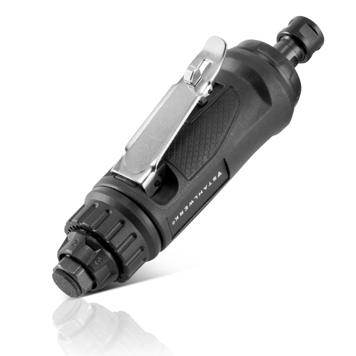 STAHLWERK DS-2000 ST Professioneller Druckluft-Stabschleifer und Mehrzweckschleifer zum Polieren, Fräsen, Gravieren und Schleifen