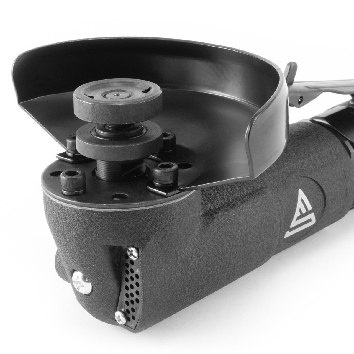 Steelworks DWS-1100 ST Professional compressed air angle grinder in industrial version for 100 mm separating and scraping discs-can be used in the workshop and during vehicle work