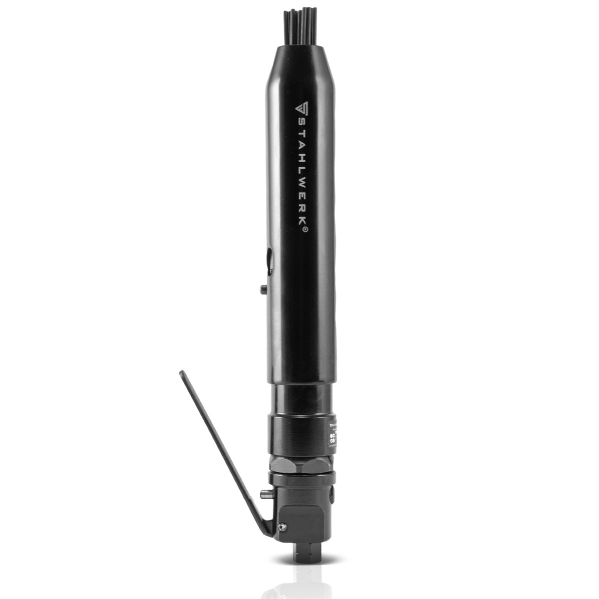 STAHLWERK DNE-600 ST professioneller Druckluft-Nadelentroster in gerader Bauform Trommelhub 14 mm 6.000 Schläge pro Minute für Werkstatt und Industrie