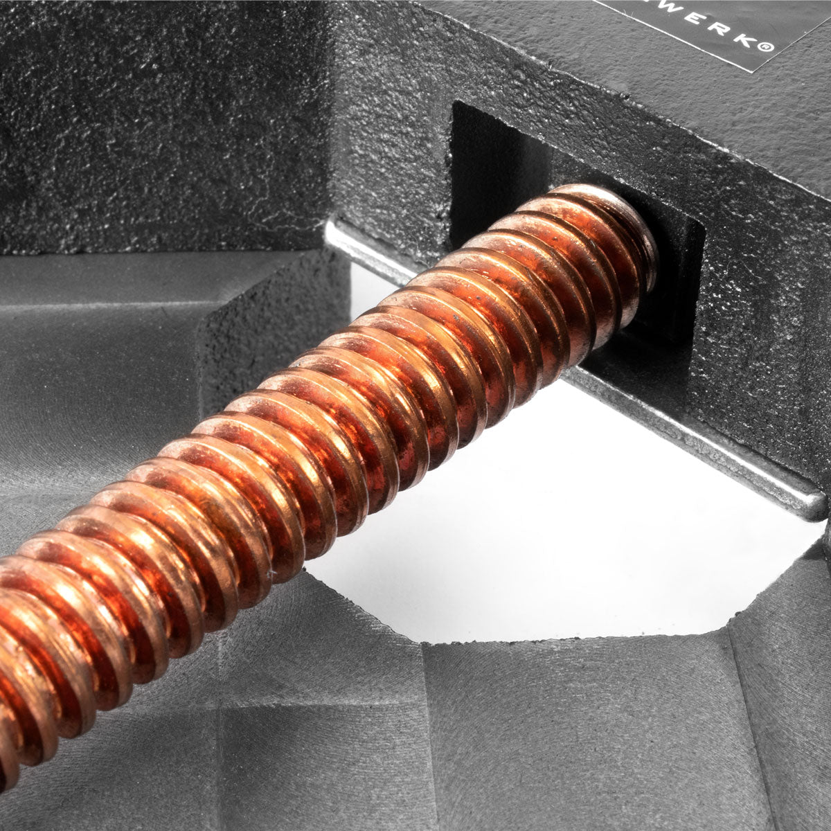 Steelwork WK-75 ST welding angle clamp / angle tensioner with 75 mm mouthpiece for fixing workpieces at a 90 ° angle