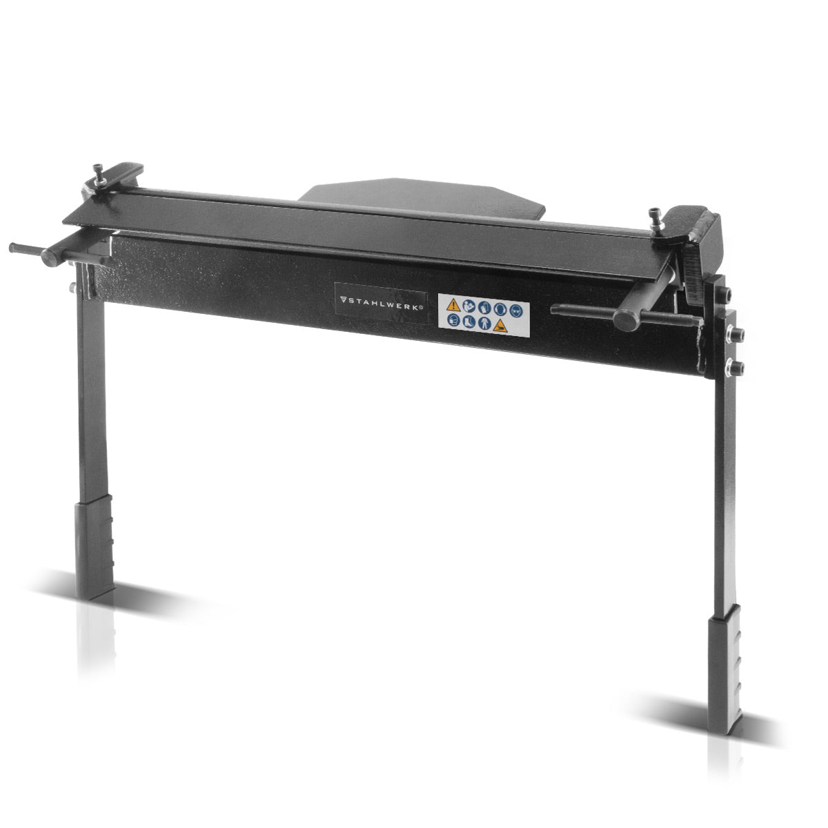 Steel mechanism FROM BAND AB -460 ST - sheet metal bending machine for sheets up to 1.2 mm thick, bending angle 0 to 135 degrees, work area 460 mm