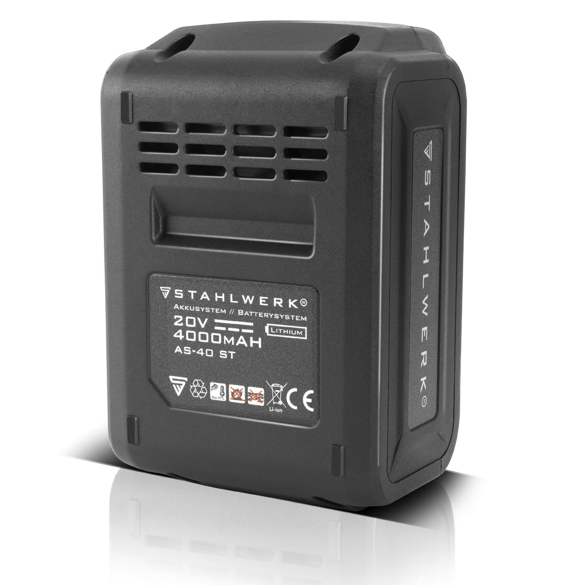 Acciaio in acciaio 20 V Batteria 4Ah Batteria di sostituzione degli ioni li-ioni adatta per gli strumenti Cacciavite con corda senza corda di smerigliatrice per angolo di batteria a orecchie di battente 4000 mAh