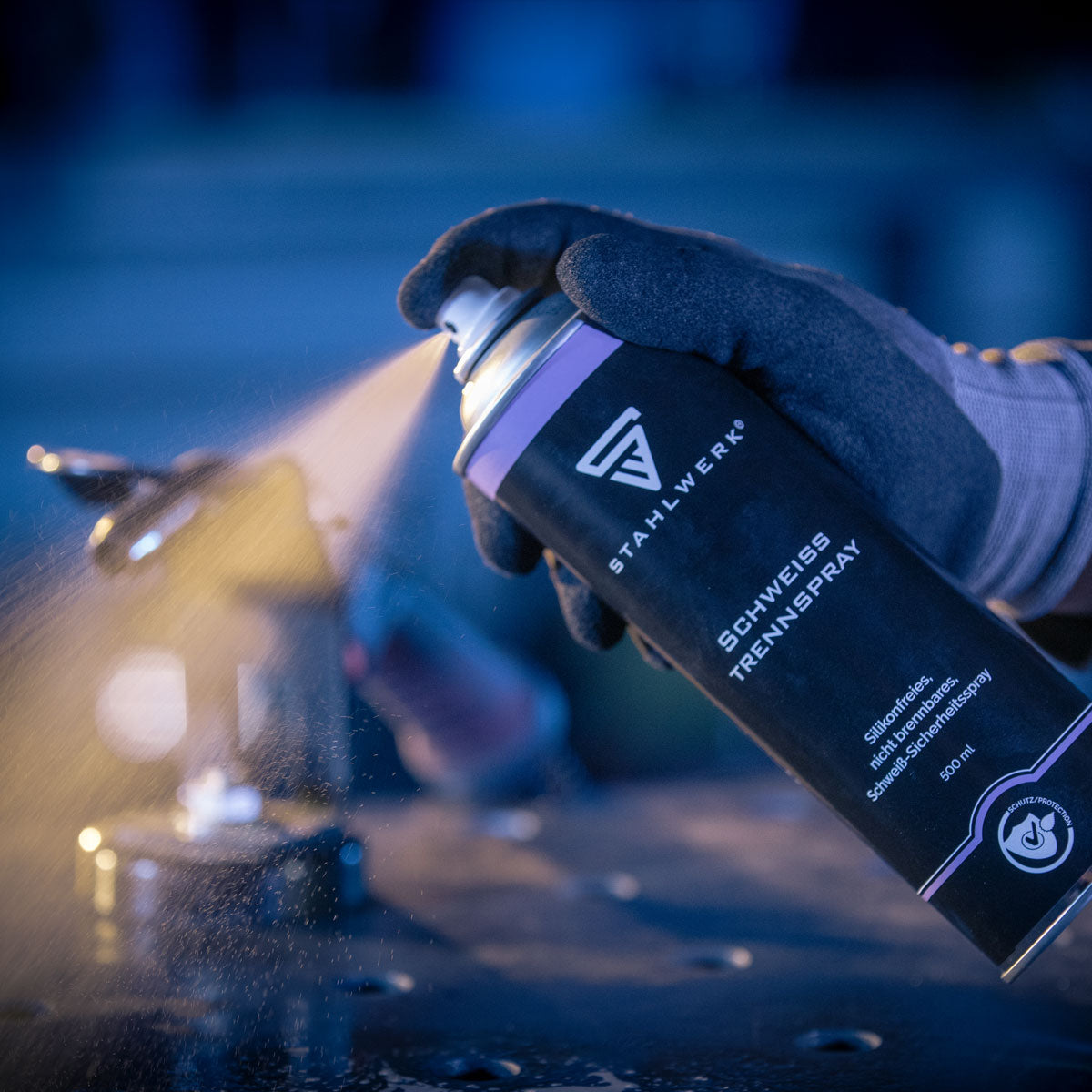 Steelworks sweat breakdown, multifunctional security spray for welding, suitable for industry, workshop and DIY