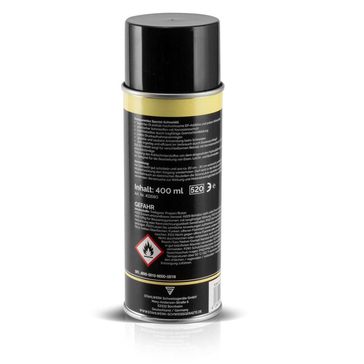 Aceite de corte universal de Steelworks para procesamiento de metales, agentes de corte para pulverización, adecuado para perforar, aserrar y cortar roscas