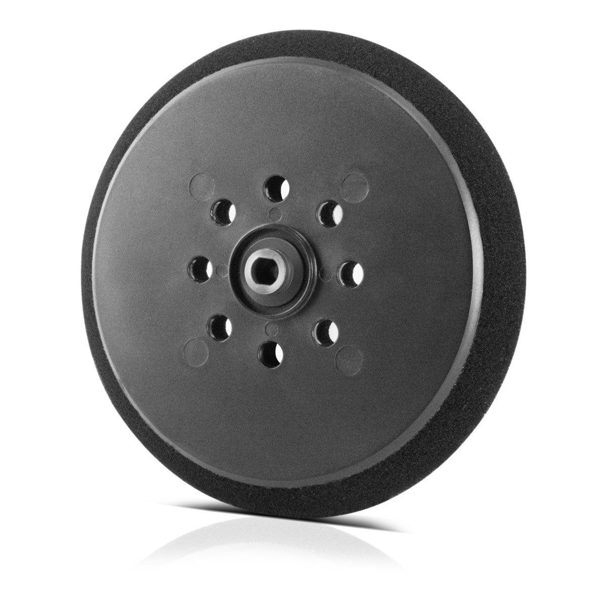 Steelworks Plate de broyage à haute performance universelle / roue de broyage 225 mm, version perforée avec système velcro et enregistrement M6 pour les perles de cloisons sèches