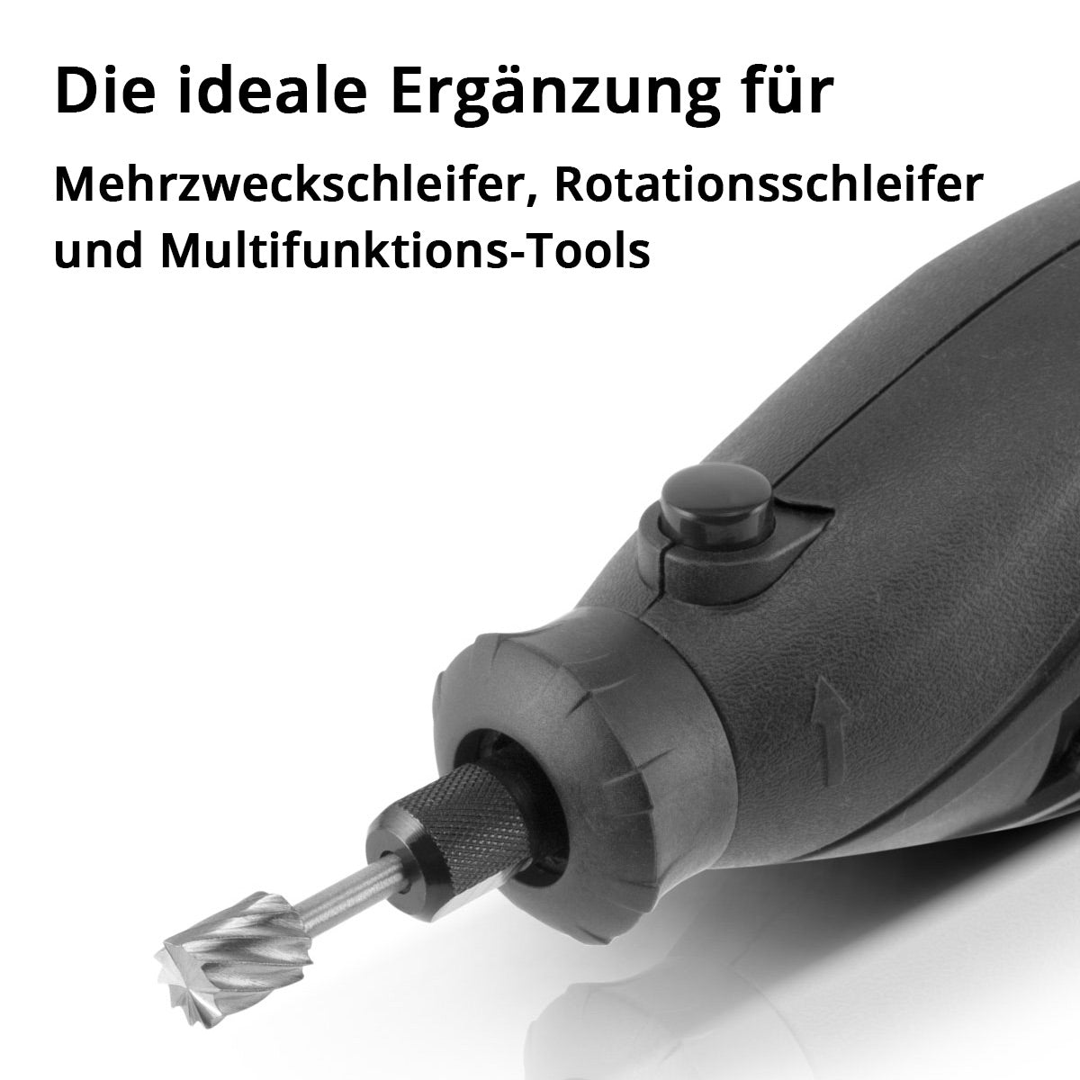 STAHLWERK Fräser-Set für Multifunktionswerkzeuge aus hochwertigem HSS-Stahl 10-teilig