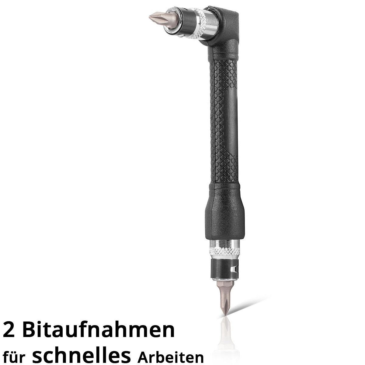Steelworks 19-part angle screwdriver-bit set 1/4 inches with bits and plug-in chrome vanadium, can be used on both sides, L-shape screwdriver | Screwer | Set key set
