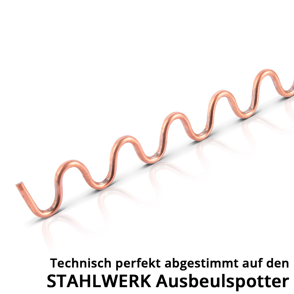 STAHLWERK Wellendraht / Welldraht 25er Set, Smart Repair Zubehör für Ausbeulspotter / Dellenlifter / Punktschweißgerät / Ausbeulwerkzeug zur professionellen Reparatur von Kfz Karosserien