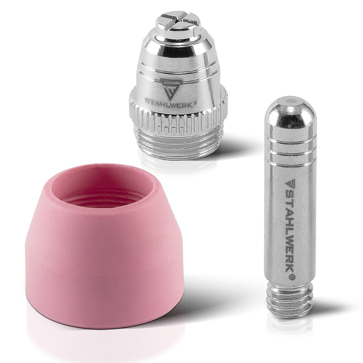 Accessoires en plasma AG-60 AG-60 Ensemble de 50 parties, portant des pièces Plasmadüsen + électrodes + capuchons en céramique pour le brûleur de coupe en plasma coupé AG-60 / SG-55
