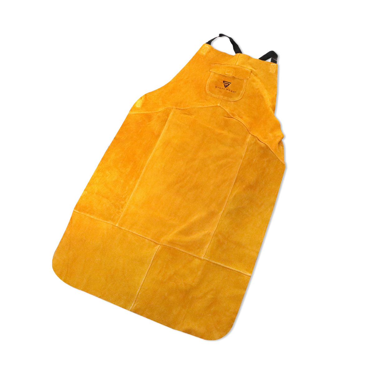 Ensemble de vêtements de protection de soudage en acierworks - tablier de soudage + gants de soudage + protection par pulvérisation des bras + doigts de perruque