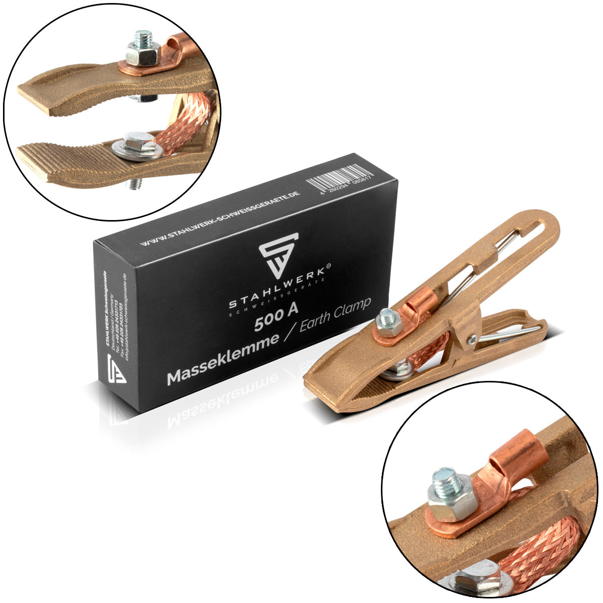 Steelworks Mass pliers Mass jemks grounding clamp up to 500 A full fair accessories for welding equipment and plasma cutter