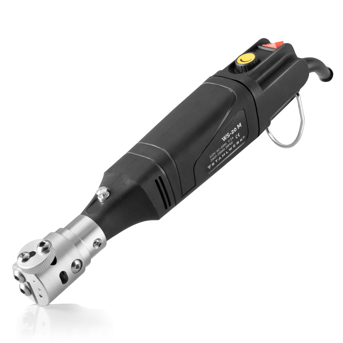 STAHLWERK Wolframschleifgerät WS-20 M mit 125 Watt / Wolframschleifer / Elektrodenschleifgerät zum Schärfen und Anschleifen von Wolframelektroden