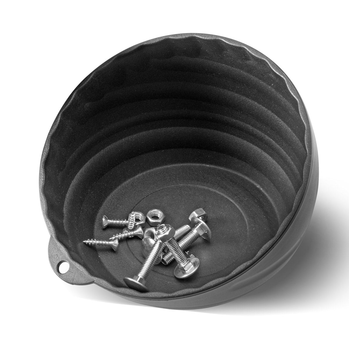 Concha magnética Steelworks 6 pulgadas de plástico para almacenar tornillos, herramientas y piezas pequeñas, 2 set