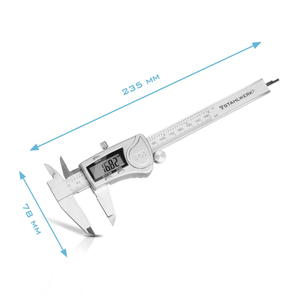Steelworks Digital Measuring Slide DMS-3 ST & Tears 145 mm