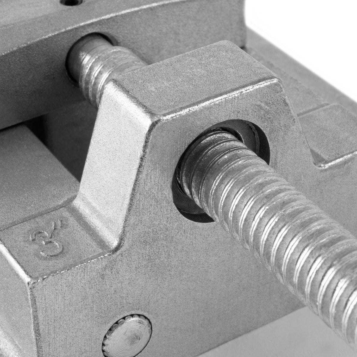 Steelworks FZ-76 ST stable machine vice with hardened jaws for workpieces made of metal, wood and plastic