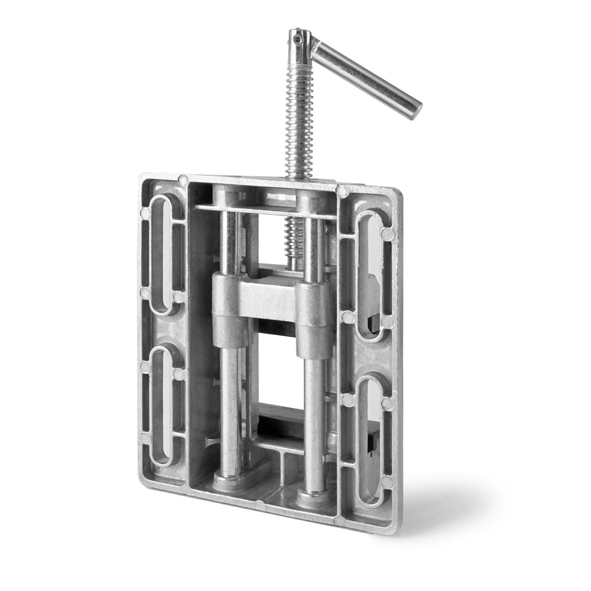 Steelworks FZ-76 ST stable machine vice with hardened jaws for workpieces made of metal, wood and plastic