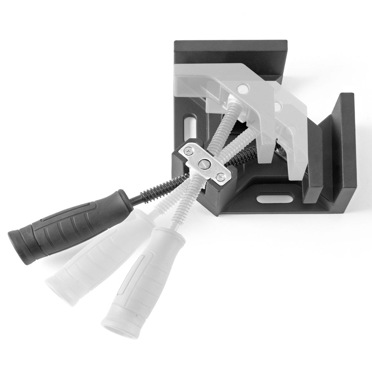 Steelworks WK 95-ST stable and light angle clamp for workpieces made of metal, wood and plastic